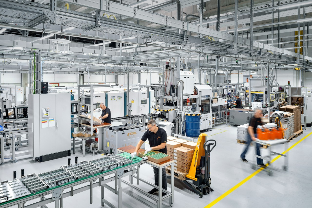 32.000.000 Komponenten verlassen das STIHL Magnesium-Druckgusswerk ins Weinsheim pro Jahr.